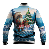 Personalized Native American Santa Claus Baseball Jacket Merry Christmas - Wonder Print Shop