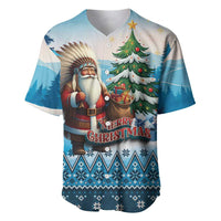 Personalized Native American Santa Claus Baseball Jersey Merry Christmas - Wonder Print Shop