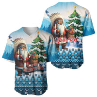 Personalized Native American Santa Claus Baseball Jersey Merry Christmas - Wonder Print Shop