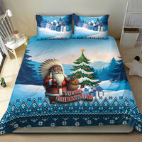 Native American Santa Claus Bedding Set Merry Christmas - Wonder Print Shop