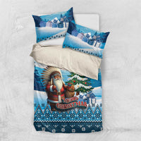 Native American Santa Claus Bedding Set Merry Christmas - Wonder Print Shop