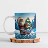 Personalized Native American Santa Claus Ceramic Mug Merry Christmas - Wonder Print Shop