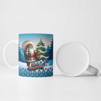 Personalized Native American Santa Claus Ceramic Mug Merry Christmas - Wonder Print Shop