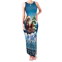 Personalized Native American Santa Claus Family Matching Tank Maxi Dress and Hawaiian Shirt Merry Christmas - Wonder Print Shop
