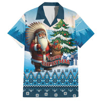 Personalized Native American Santa Claus Hawaiian Shirt Merry Christmas - Wonder Print Shop