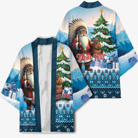 Personalized Native American Santa Claus Kimono Merry Christmas - Wonder Print Shop