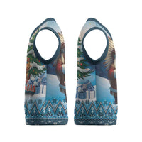 Personalized Native American Santa Claus Christmas Knitted V-Neck Vest Merry Christmas 2025 - Wonder Print Shop