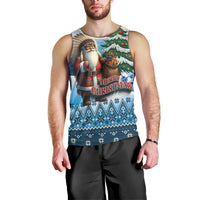 Personalized Native American Santa Claus Men Tank Top Merry Christmas - Wonder Print Shop