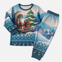 Personalized Native American Santa Claus Christmas Pajama Set Merry Christmas 2025 - Wonder Print Shop