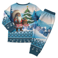 Personalized Native American Santa Claus Christmas Pajama Set Merry Christmas 2025 - Wonder Print Shop