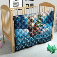 Native American Santa Claus Quilt Merry Christmas - Wonder Print Shop