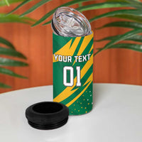 Custom Jamaica Cricket Tallawahs 4 in 1 Can Cooler Tumbler Fi Wi Tallawahs Champions - Wonder Print Shop