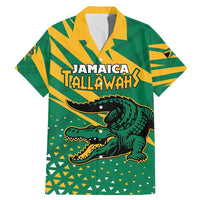 Custom Jamaica Cricket Tallawahs Family Matching Mermaid Dress and Hawaiian Shirt Fi Wi Tallawahs Champions - Wonder Print Shop