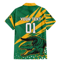 Custom Jamaica Cricket Tallawahs Family Matching Mermaid Dress and Hawaiian Shirt Fi Wi Tallawahs Champions - Wonder Print Shop