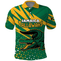 Custom Jamaica Cricket Tallawahs Polo Shirt Fi Wi Tallawahs Champions - Wonder Print Shop