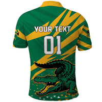 Custom Jamaica Cricket Tallawahs Polo Shirt Fi Wi Tallawahs Champions - Wonder Print Shop