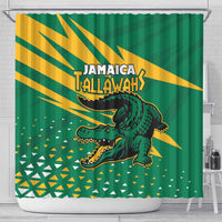 Jamaica Cricket Tallawahs Shower Curtain Fi Wi Tallawahs Champions