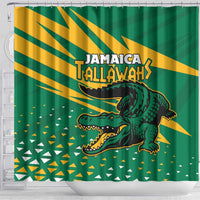 Jamaica Cricket Tallawahs Shower Curtain Fi Wi Tallawahs Champions