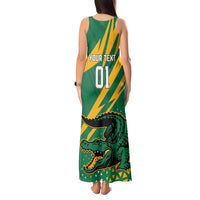 Custom Jamaica Cricket Tallawahs Tank Maxi Dress Fi Wi Tallawahs Champions - Wonder Print Shop