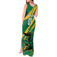 Custom Jamaica Cricket Tallawahs Tank Maxi Dress Fi Wi Tallawahs Champions - Wonder Print Shop