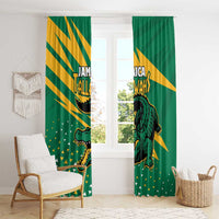 Jamaica Cricket Tallawahs Window Curtain Fi Wi Tallawahs Champions - Wonder Print Shop