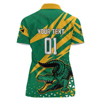 Custom Jamaica Cricket Tallawahs Women Polo Shirt Fi Wi Tallawahs Champions - Wonder Print Shop