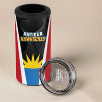 Custom Antigua Cricket Hawksbills 4 in 1 Can Cooler Tumbler Each Endeavouring All Achieving - Wonder Print Shop