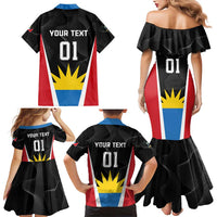 Custom Antigua Cricket Hawksbills Family Matching Mermaid Dress and Hawaiian Shirt Each Endeavouring All Achieving - Wonder Print Shop