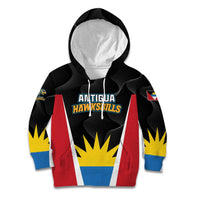 Custom Antigua Cricket Hawksbills Kid Hoodie Each Endeavouring All Achieving - Wonder Print Shop