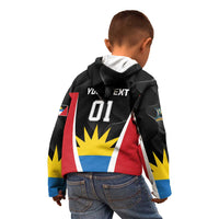 Custom Antigua Cricket Hawksbills Kid Hoodie Each Endeavouring All Achieving - Wonder Print Shop
