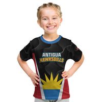 Custom Antigua Cricket Hawksbills Kid T Shirt Each Endeavouring All Achieving - Wonder Print Shop