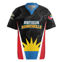 Custom Antigua Cricket Hawksbills Rugby Jersey Each Endeavouring All Achieving - Wonder Print Shop