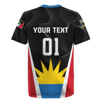 Custom Antigua Cricket Hawksbills Rugby Jersey Each Endeavouring All Achieving - Wonder Print Shop