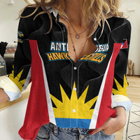 Custom Antigua Cricket Hawksbills Women Casual Shirt Each Endeavouring All Achieving - Wonder Print Shop