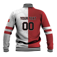 Custom Canada Ice Hockey Team Baseball Jacket Maple Leaf Go Champions