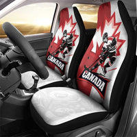 Canada Ice Hockey Team Car Seat Cover Maple Leaf Go Champions