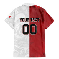 Custom Canada Ice Hockey Team Family Matching Mermaid Dress and Hawaiian Shirt Maple Leaf Go Champions