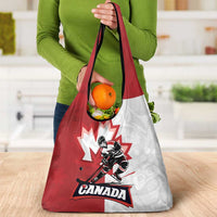 Canada Ice Hockey Team Grocery Bag Maple Leaf Go Champions