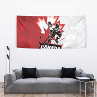Canada Ice Hockey Team Tapestry Maple Leaf Go Champions