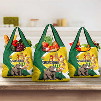 Canada Saskatchewan Province Grocery Bag Multis e Gentibus Vires