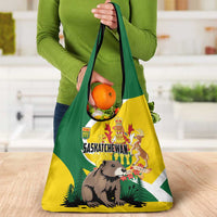 Canada Saskatchewan Province Grocery Bag Multis e Gentibus Vires