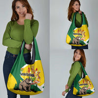 Canada Saskatchewan Province Grocery Bag Multis e Gentibus Vires