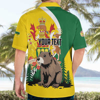 Personalized Canada Saskatchewan Province Hawaiian Shirt Multis e Gentibus Vires