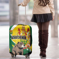 Canada Saskatchewan Province Luggage Cover Multis e Gentibus Vires