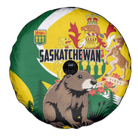 Canada Saskatchewan Province Spare Tire Cover Multis e Gentibus Vires