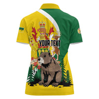 Personalized Canada Saskatchewan Province Women Polo Shirt Multis e Gentibus Vires