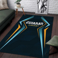 Gujarat 2025 Cricket Titans Area Rug Aava De Race With The Titans