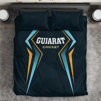Gujarat 2025 Cricket Titans Bedding Set Aava De Race With The Titans