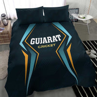 Gujarat 2025 Cricket Titans Bedding Set Aava De Race With The Titans