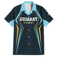 Custom Gujarat 2025 Cricket Titans Family Matching Off The Shoulder Long Sleeve Dress and Hawaiian Shirt Aava De Race With The Titans